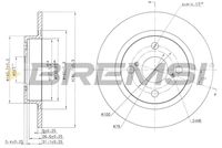 BREMSI CD6401S - Disco de freno