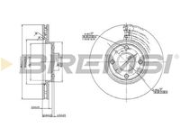 BREMSI CD6762V - Disco de freno