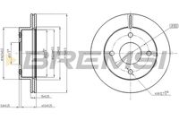 BREMSI CD6770V - Disco de freno