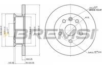 BREMSI CD6424S - Disco de freno