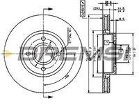 BREMSI CD6801V - Disco de freno