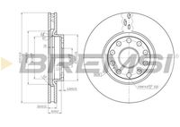 BREMSI CD6802V - Disco de freno