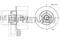 BREMSI CD6830S - Disco de freno