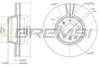 BREMSI CD6832V - Disco de freno