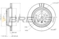 BREMSI CD6836V - Disco de freno