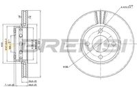 BREMSI CD6471V - Disco de freno