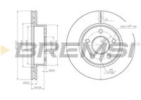 BREMSI CD6860V - Disco de freno