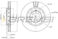 BREMSI CD7154V - Lado de montaje: Eje trasero<br>Diámetro exterior [mm]: 232<br>Espesor de disco de frenos [mm]: 9<br>Espesor mínimo [mm]: 7<br>Tipo de disco de frenos: macizo<br>Número de orificios: 5<br>Par apriete [Nm]: 12<br>Altura [mm]: 39,3<br>Diámetro de centrado [mm]: 65<br>Par apriete [Nm]: 120<br>corona de agujeros - Ø [mm]: 100<br>Color: negro<br>Superficie: barnizado<br>