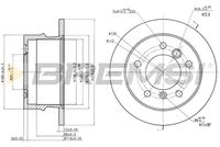 BREMSI CD6931S - Disco de freno