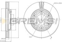 BREMSI CD6991V - Disco de freno