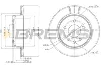 BREMSI CD7004V - Disco de freno