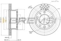 BREMSI CD7013V - Disco de freno