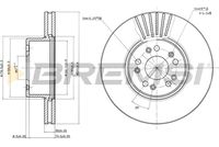 BREMSI CD7061V - Lado de montaje: Eje trasero<br>Diámetro exterior [mm]: 300<br>Altura [mm]: 55<br>Tipo de disco de frenos: ventilado<br>Espesor de disco de frenos [mm]: 22<br>Espesor mínimo [mm]: 19,4<br>Número de orificios: 5<br>Diámetro de centrado [mm]: 67<br>Par apriete [Nm]: 11<br>