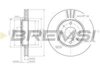 BREMSI CD7068V - Lado de montaje: Eje trasero<br>Diámetro exterior [mm]: 260<br>Espesor de disco de frenos [mm]: 10<br>Espesor mínimo [mm]: 8,4<br>Tipo de disco de frenos: macizo<br>Número de orificios: 4<br>Par apriete [Nm]: 9<br>