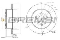 BREMSI CD6705S - Disco de freno