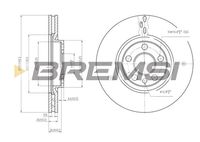 BREMSI CD6760V - Disco de freno