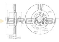 BREMSI CD7118V - Disco de freno