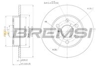 BREMSI CD6786S - Disco de freno