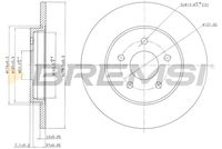 BREMSI CD7126S - Disco de freno