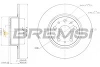 BREMSI CD6805S - Disco de freno