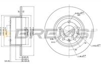 BREMSI CD6811S - Disco de freno