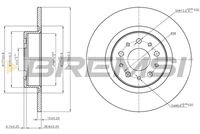 BREMSI CD7138S - Disco de freno