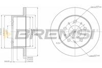 BREMSI CD7144S - Disco de freno