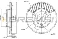 BREMSI CD7146V - Disco de freno