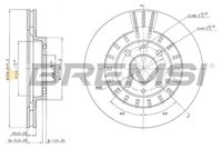 BREMSI CD7147V - Disco de freno