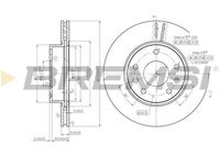 BREMSI CD7151V - Disco de freno