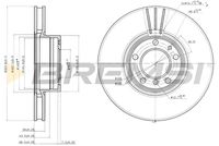 BREMSI CD7202V - Disco de freno