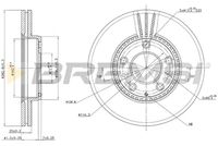 BREMSI CD7210V - Disco de freno