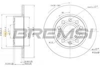 BREMSI CD7224S - Lado de montaje: Eje delantero<br>Diámetro exterior [mm]: 280<br>Espesor de disco de frenos [mm]: 22<br>Espesor mínimo [mm]: 19<br>Tipo de disco de frenos: ventilado<br>Número de orificios: 5<br>Par apriete [Nm]: 10<br>Color: negro<br>Superficie: barnizado<br>