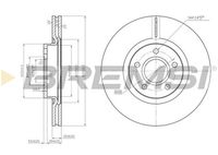 BREMSI CD7225V - Disco de freno