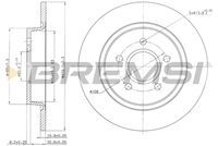 BREMSI CD7227S - Disco de freno