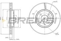 BREMSI CD7236V - Lado de montaje: Eje trasero<br>Diámetro exterior [mm]: 264<br>Espesor de disco de frenos [mm]: 10<br>Espesor mínimo [mm]: 8<br>Tipo de disco de frenos: macizo<br>Número de orificios: 5<br>Par apriete [Nm]: 130<br>Color: negro<br>Superficie: barnizado<br>