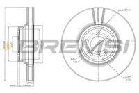 BREMSI CD7246V - Disco de freno