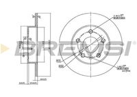 BREMSI CD7044S - Disco de freno