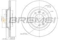 BREMSI CD7275S - Lado de montaje: Eje delantero<br>Diámetro exterior [mm]: 283<br>Altura [mm]: 48<br>Tipo de disco de frenos: ventilado<br>Espesor de disco de frenos [mm]: 26<br>Espesor mínimo [mm]: 24<br>Número de orificios: 5<br>Diámetro de centrado [mm]: 71<br>Artículo complementario / información complementaria 2: con tornillos<br>Par apriete [Nm]: 11<br>Color: negro<br>Superficie: barnizado<br>