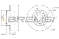 BREMSI CD7276S - Lado de montaje: Eje trasero<br>Diámetro exterior [mm]: 255<br>Espesor de disco de frenos [mm]: 10<br>Espesor mínimo [mm]: 8<br>Tipo de disco de frenos: macizo<br>Número de orificios: 5<br>Par apriete [Nm]: 11<br>Color: negro<br>Superficie: barnizado<br>