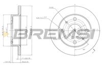 BREMSI CD7302S - Disco de freno