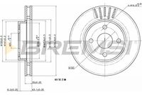 BREMSI CD7309V - Disco de freno