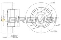 BREMSI CD7116S - Disco de freno