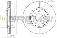 BREMSI CD7372V - Disco de freno