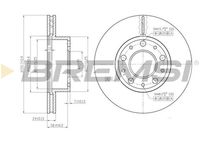 BREMSI CD7170V - Disco de freno