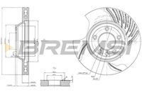 BREMSI CD7408VLS - Lado de montaje: Eje trasero<br>Diámetro exterior [mm]: 434<br>Altura [mm]: 162,8<br>Tipo de disco de frenos: macizo<br>Espesor de disco de frenos [mm]: 45<br>Espesor mínimo [mm]: 39<br>Número de orificios: 10<br>Diámetro de centrado [mm]: 260<br>Sistema de frenos: Meritor<br>