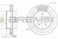 BREMSI CD7184V - Disco de freno