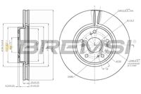 BREMSI CD7424V - Disco de freno