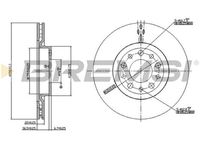 BREMSI CD7454V - Disco de freno