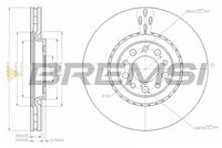 BREMSI CD7455V - Disco de freno